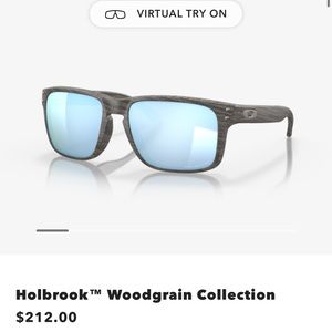 Oakley Holbrook Woodgrain Polarized Prizm Sunglasses